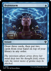 Tempestade Cerebral / Brainstorm - Magic: The Gathering - MoxLand